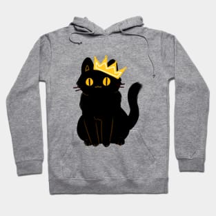 Royal black cat Hoodie